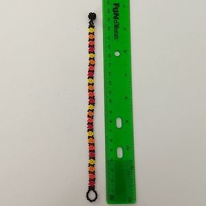 Two Beaded Flower Bracelets